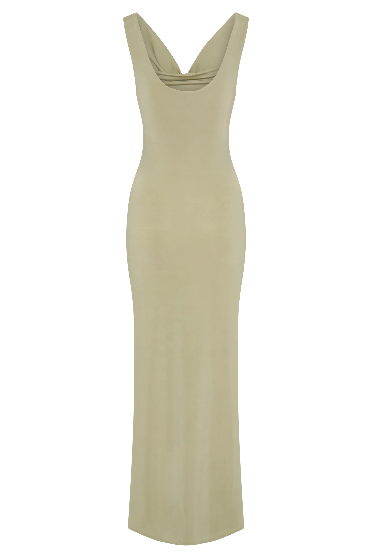 Marta Slinky Cowl Maxi Dress - Sage